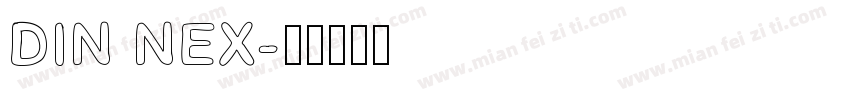 DIN NEX字体转换
